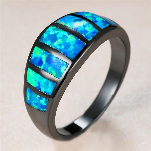 wedding rings dainty male female blue opal stone ring charm 14kt black gold for women luxury bride geometry big engagement, Slivery;golden
wedding rings dainty male female blue opal stone ring charm 14kt black gold for women luxury bride geometry big engagement, Slivery;golden