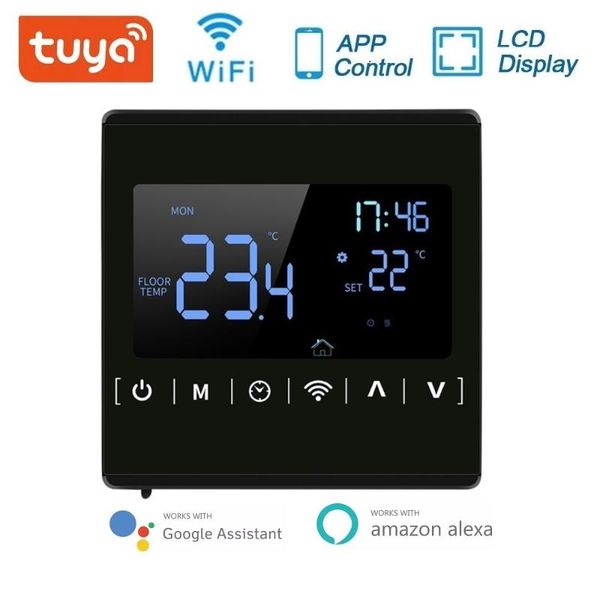 smart home control 110v 220v mh1823 tuya wifi thermostat temperature controller for floor heating/ water/gas boiler
smart home control 110v 220v mh1823 tuya wifi thermostat temperature controller for floor heating/ water/gas boiler