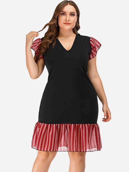women's plus size hy86236 style large temperament long skirt