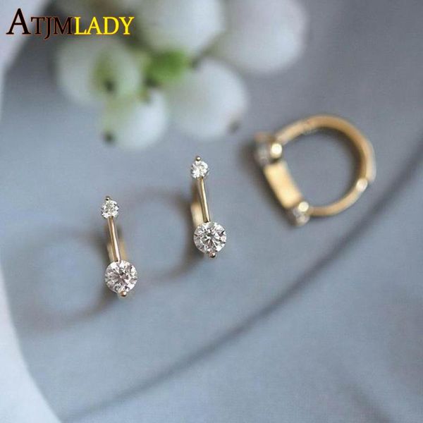hoop & huggie 100% 925 sterling silver 2pc cubic zirconia paved mini small earring multi piercing cartilage jewelry boho hoops, Golden;silver
hoop & huggie 100% 925 sterling silver 2pc cubic zirconia paved mini small earring multi piercing cartilage jewelry boho hoops, Golden;silver
