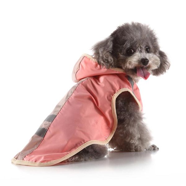 pet dog reflective raincoat waterproof hooded rain jumpsuit safety clothes (pink, xs) apparel 
pet dog reflective raincoat waterproof hooded rain jumpsuit safety clothes (pink, xs) apparel