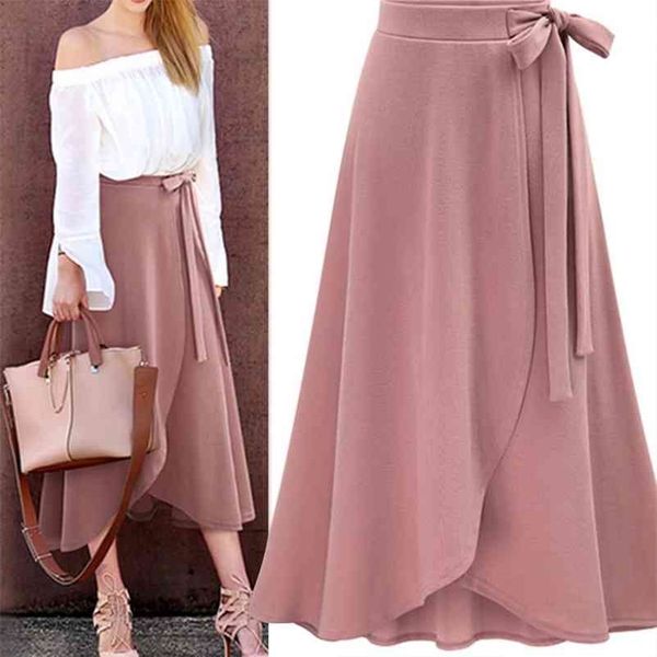chiffon pink ruffle women's long skirt high waist bowtie split irregular maxi skirts ladies spring winter office clothes female 210325, Black
chiffon pink ruffle women's long skirt high waist bowtie split irregular maxi skirts ladies spring winter office clothes female 210325, Black