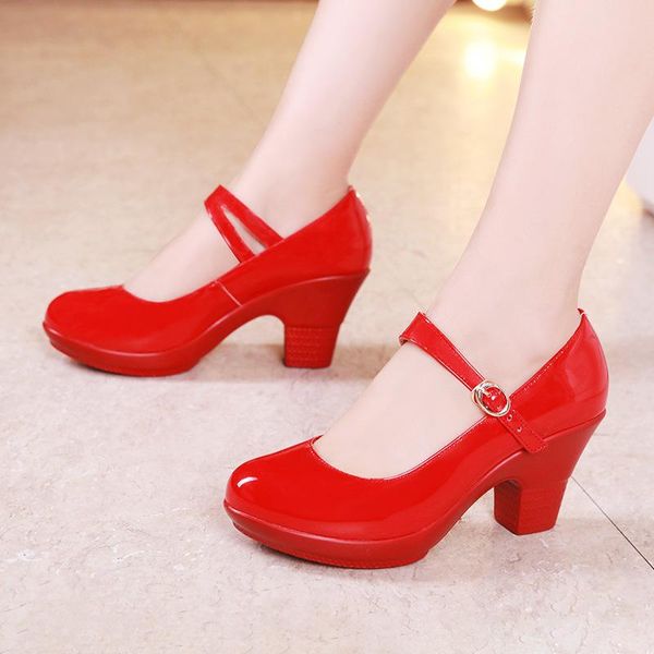 dress shoes big size 32-43 medium block heel platform women wedding red white 2021 fall mary jane ladies pumps leather, Black
dress shoes big size 32-43 medium block heel platform women wedding red white 2021 fall mary jane ladies pumps leather, Black
