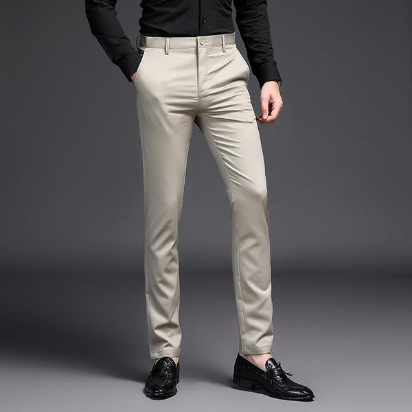 men's suits & blazers casual pants plus size trousers loose straight-leg business, White;black
men's suits & blazers casual pants plus size trousers loose straight-leg business, White;black