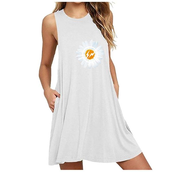 ladies summer beach dresses fashion womens pocket daisy printing sleeveless a-line casual nightdress vestido female, Black;gray
ladies summer beach dresses fashion womens pocket daisy printing sleeveless a-line casual nightdress vestido female, Black;gray