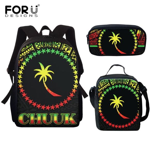 school bags forudesigns chuuk tribal pattern printed student backpack fashion bag 3pcs set schoolbags lunch and pencil 2021
school bags forudesigns chuuk tribal pattern printed student backpack fashion bag 3pcs set schoolbags lunch and pencil 2021