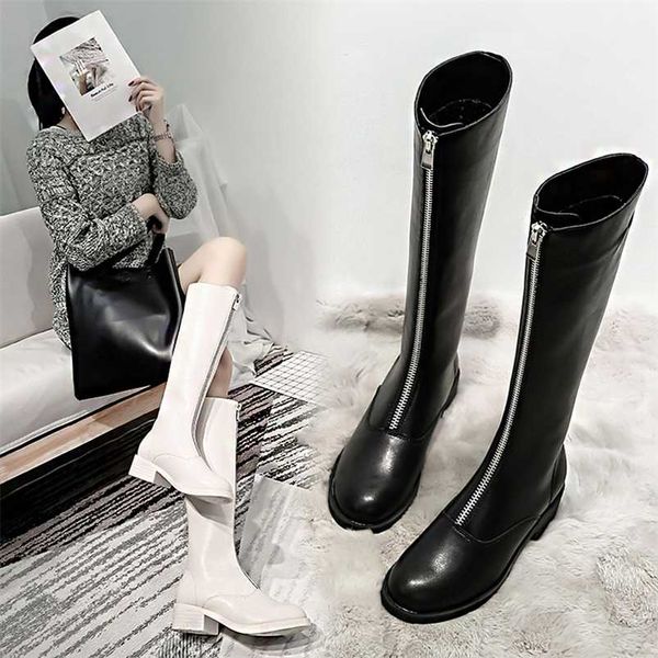 autumn and winter knee-length microfiber stretch boots women's fashion high heels thick-soled long boots 211103, Black
autumn and winter knee-length microfiber stretch boots women's fashion high heels thick-soled long boots 211103, Black
