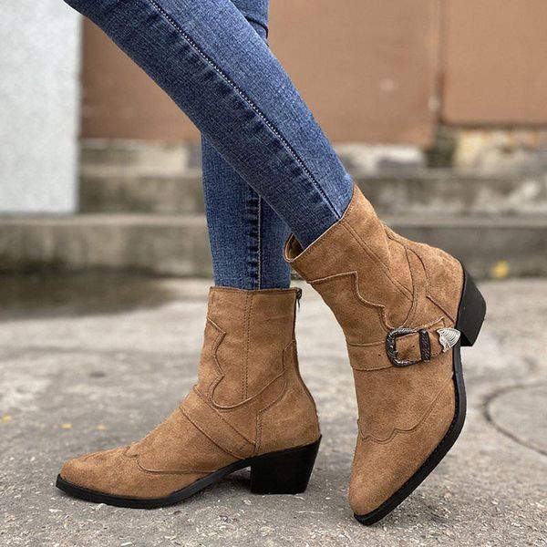 boots women's martinsboots pointed toe retro ankle boot thick heel high heels shoes woman female suede flats middle tube snowboot#112, Black
boots women's martinsboots pointed toe retro ankle boot thick heel high heels shoes woman female suede flats middle tube snowboot#112, Black