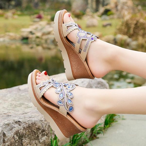 shoes women ladies' slippers heeled mules on a wedge luxury slides soft high designer fashion fabric pu rubber casual, Black
shoes women ladies' slippers heeled mules on a wedge luxury slides soft high designer fashion fabric pu rubber casual, Black