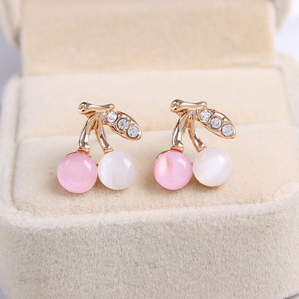 fashion earrings, color preserved cat's eye, cherry earrings with diamond and exquisite earrings, Golden
fashion earrings, color preserved cat's eye, cherry earrings with diamond and exquisite earrings, Golden