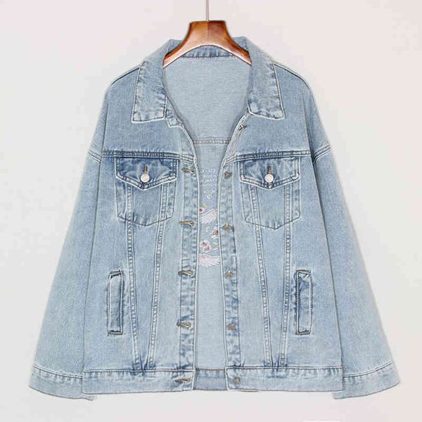 jacket fashion women embroidery spring basic denim jacket vintage wash loose short long sleeve jeans coat outerwear female, Black;brown
jacket fashion women embroidery spring basic denim jacket vintage wash loose short long sleeve jeans coat outerwear female, Black;brown