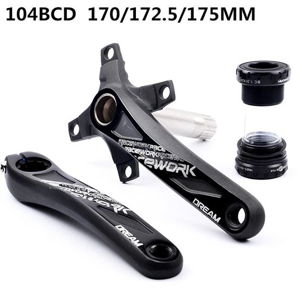 bike heels & chainwheels 104bcd mtb crankset aluminum alloy with bottom bicycle crank accessories 170mm 172.5mm 175mm
bike heels & chainwheels 104bcd mtb crankset aluminum alloy with bottom bicycle crank accessories 170mm 172.5mm 175mm