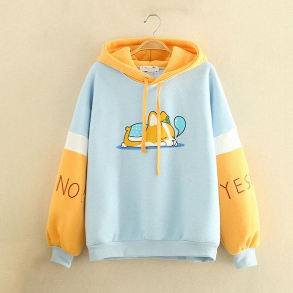 women's sweaters kawaii hooded sweatshirts women casual cute dog print long sleeve splice patchwork pullover sweatshirt autumn loose ho, White;black
women's sweaters kawaii hooded sweatshirts women casual cute dog print long sleeve splice patchwork pullover sweatshirt autumn loose ho, White;black