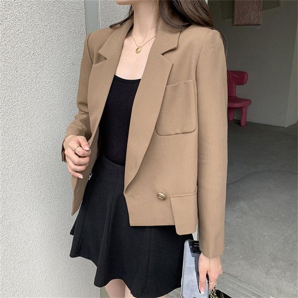 women's suits & blazers alien kitty khaki lady short blazer coats chic autumn 2021 plus size casual loose ol elegant work wear stylish, White;black
women's suits & blazers alien kitty khaki lady short blazer coats chic autumn 2021 plus size casual loose ol elegant work wear stylish, White;black