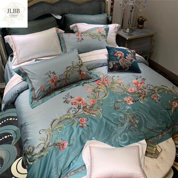 bedding sets luxury green premium 1000tc satin egyptian cotton chinese style flowers embroidery set duvet cover bed linen pillowcases 
bedding sets luxury green premium 1000tc satin egyptian cotton chinese style flowers embroidery set duvet cover bed linen pillowcases