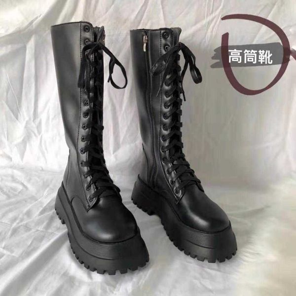 motorcycle boots 2021 summer thin thick soled martin women's knee length long knights high leg, Black
motorcycle boots 2021 summer thin thick soled martin women's knee length long knights high leg, Black