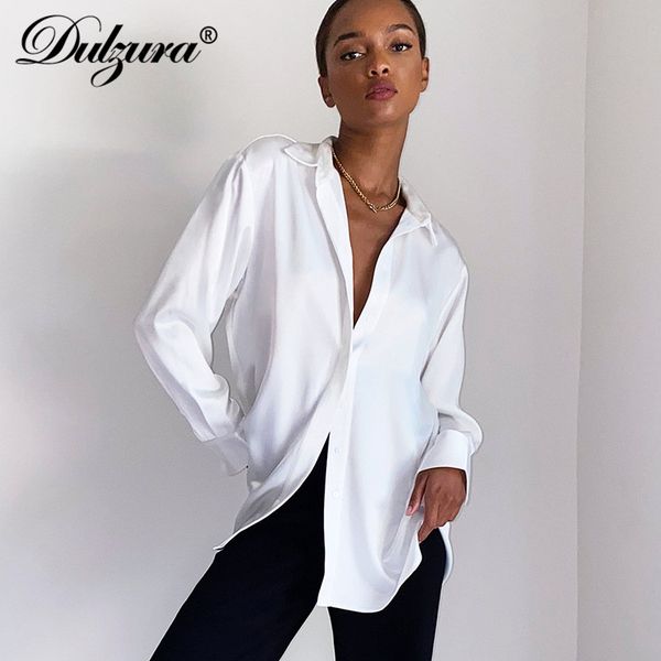dulzura stain women long sleeve blouse loose single-breasted office lady 2021 autumn winter clothes fashion basic, Black;white
dulzura stain women long sleeve blouse loose single-breasted office lady 2021 autumn winter clothes fashion basic, Black;white