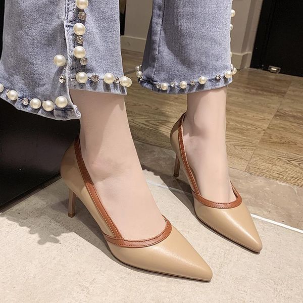 dress shoes 2021 pumps slip on fine heeled all-match nude platform lace-up sandals shallow mouth pointed wedge footwear, Black
dress shoes 2021 pumps slip on fine heeled all-match nude platform lace-up sandals shallow mouth pointed wedge footwear, Black