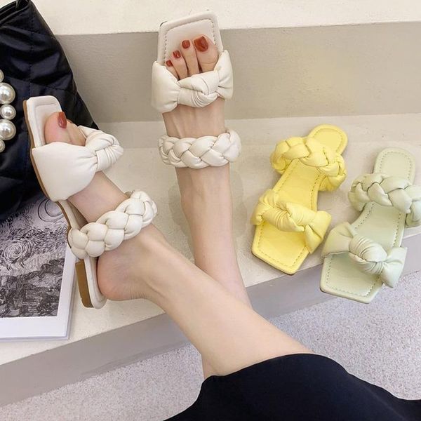 slippers 2021summer weave women fashion ins style candy color leather sandals outdoor slides casual ladies beach shoes, Black
slippers 2021summer weave women fashion ins style candy color leather sandals outdoor slides casual ladies beach shoes, Black