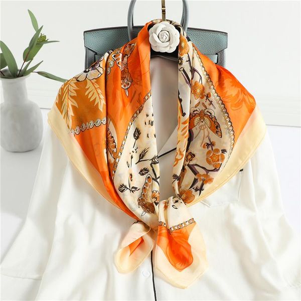 scarves 2021 design print women silk square scarf for hair neck band foulard soft neckerchief spring summer bandana tie, Blue;gray
scarves 2021 design print women silk square scarf for hair neck band foulard soft neckerchief spring summer bandana tie, Blue;gray