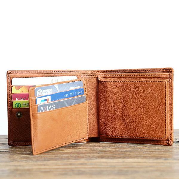 genuine leather wallet for men male vintage handmade 100% real cowhide men's short purse with card holder coin pocket money bag wallets, Red;black
genuine leather wallet for men male vintage handmade 100% real cowhide men's short purse with card holder coin pocket money bag wallets, Red;black