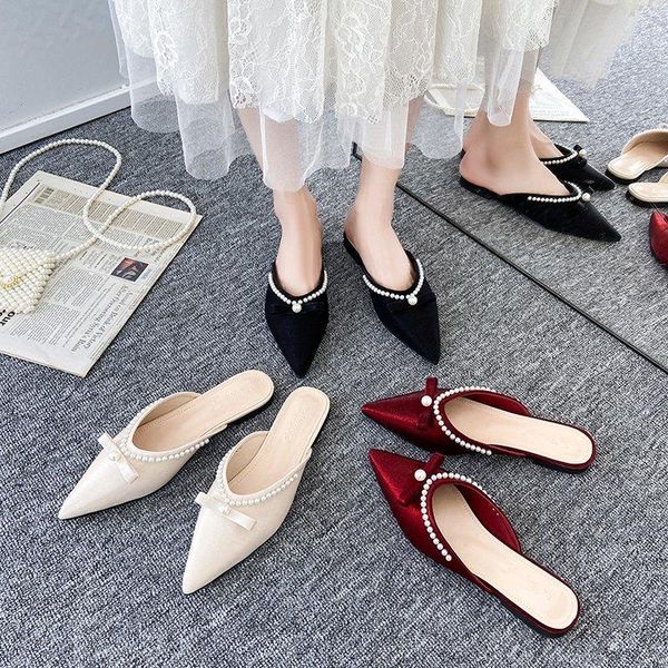 summer elegant women slippers fashion slides beads sandals pointed shoes chaussure femme casual girls sweet zapatos, Black
summer elegant women slippers fashion slides beads sandals pointed shoes chaussure femme casual girls sweet zapatos, Black