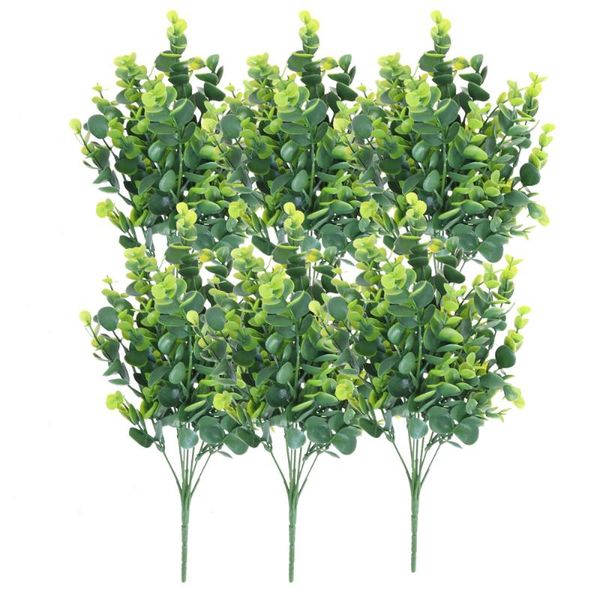 simulation eucalyptus artificial plants faux boxwood shrubs lifelike fake greenery foliage for garden patio yard wedding off decorative flow
simulation eucalyptus artificial plants faux boxwood shrubs lifelike fake greenery foliage for garden patio yard wedding off decorative flow