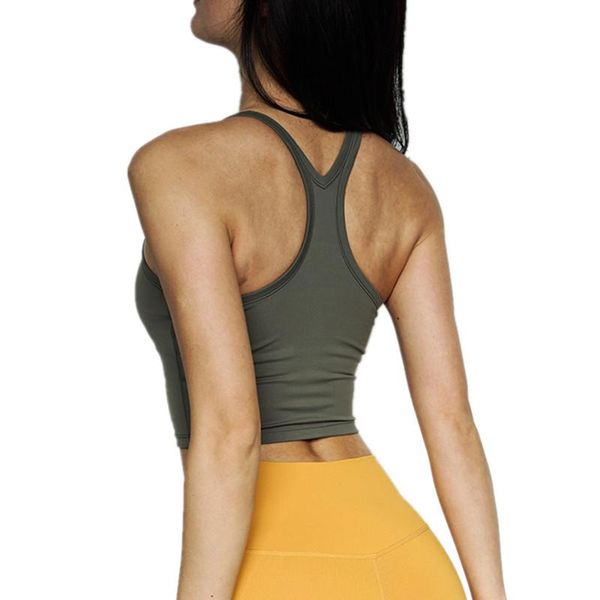 yoga outfit 2021 sports vest women elastic tight sleeveless running crop workout quick-dry shirts with pads
yoga outfit 2021 sports vest women elastic tight sleeveless running crop workout quick-dry shirts with pads