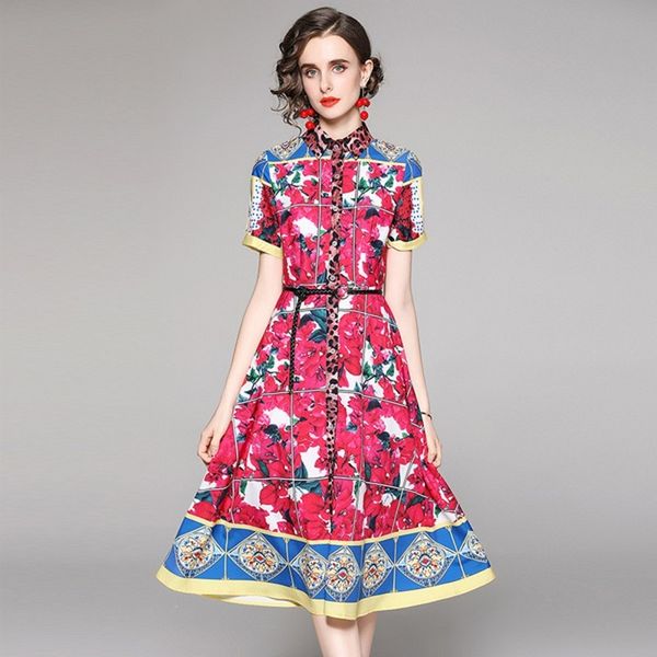 llzacoosh fashion brand designer flower print runway women summer turn-down collar long midi shirt dresses 210514, Black;gray
llzacoosh fashion brand designer flower print runway women summer turn-down collar long midi shirt dresses 210514, Black;gray