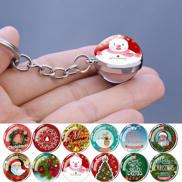 novelty items christmas keychain santa claus glass ball cabochon jewelry pendant fashion car key ring birthday gift holiday
novelty items christmas keychain santa claus glass ball cabochon jewelry pendant fashion car key ring birthday gift holiday