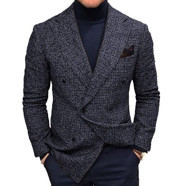 men's suits & blazers men 2021 plaid business casual coat blazer for spring and autumn slim fit mens formal jacket, White;black
men's suits & blazers men 2021 plaid business casual coat blazer for spring and autumn slim fit mens formal jacket, White;black