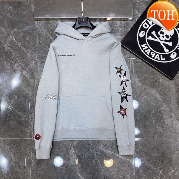 street tide ch crowe's heart cross new leisure hip hop high street hooded pullover hoodie 8138, Black
street tide ch crowe's heart cross new leisure hip hop high street hooded pullover hoodie 8138, Black
