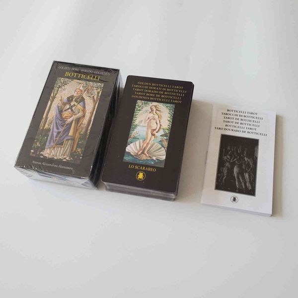 12*7 cm golden botticelli english edition board mysterious tarot family party cards game
12*7 cm golden botticelli english edition board mysterious tarot family party cards game