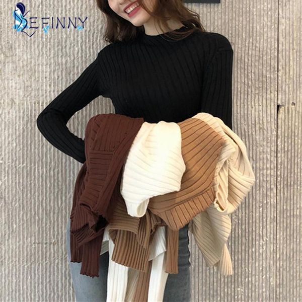 women's sweaters for women bottoming pull fashion simple solid color long sleeve woman 1 5ggx, White;black
women's sweaters for women bottoming pull fashion simple solid color long sleeve woman 1 5ggx, White;black