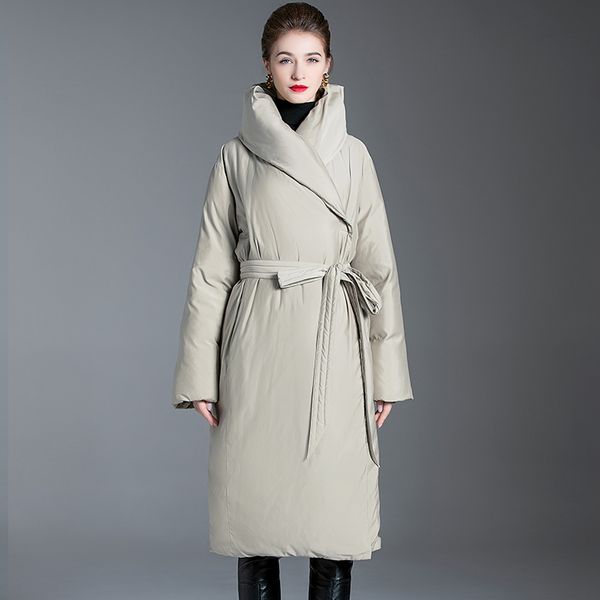 women's winter runway down coats hooded collar long sleeves white duck downs lace up fashion overcoat outerwear parkas, Black
women's winter runway down coats hooded collar long sleeves white duck downs lace up fashion overcoat outerwear parkas, Black