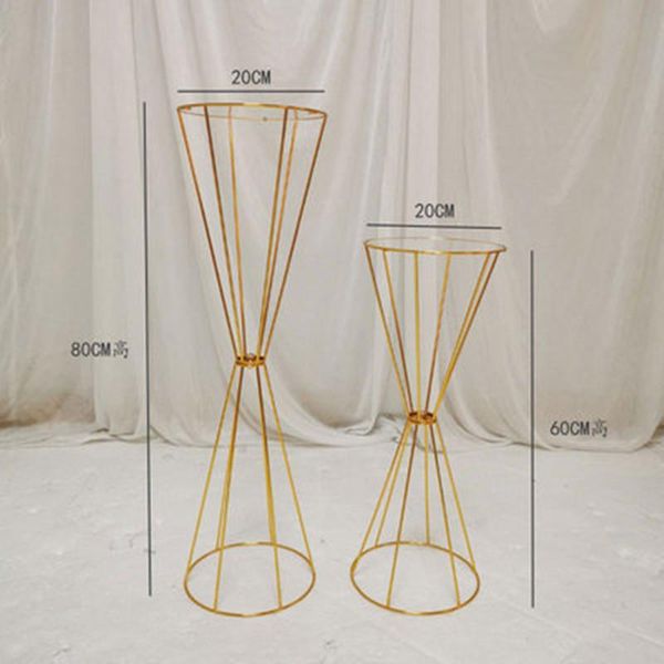 party decoration 10 pcs flower vases electroplated gold stands metal road lead wedding centerpiece flowers rack for event
party decoration 10 pcs flower vases electroplated gold stands metal road lead wedding centerpiece flowers rack for event