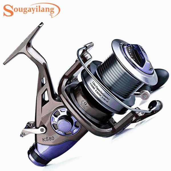 sougayilang 3000-8000 series 9+1bb fishing reel metal spool 4.1:1 gear tatio carp spinning saltwater freshwater tackle tool baitcasting reel
sougayilang 3000-8000 series 9+1bb fishing reel metal spool 4.1:1 gear tatio carp spinning saltwater freshwater tackle tool baitcasting reel
