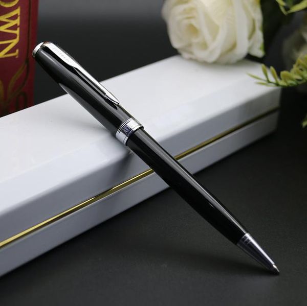 black metal pen 0.7mm blue ink ballpoint luxury signature advertising gift for student stationery office pens, Blue;orange
black metal pen 0.7mm blue ink ballpoint luxury signature advertising gift for student stationery office pens, Blue;orange