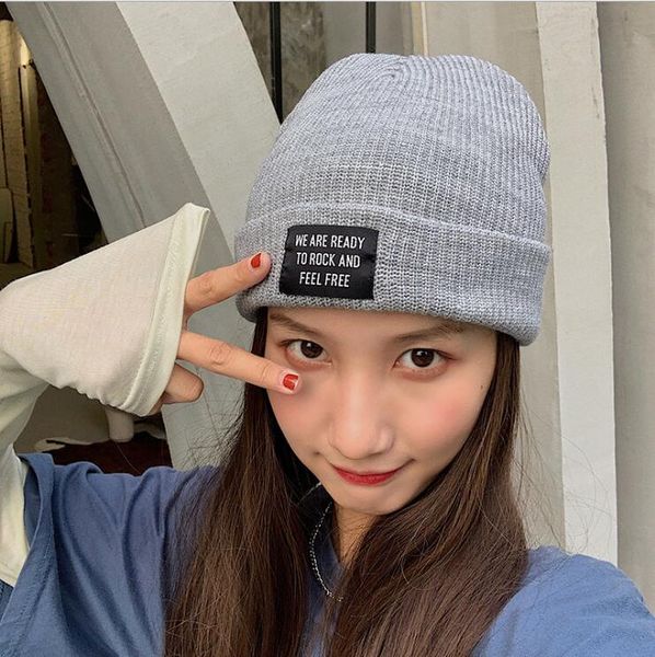 women's autumn and winter all-match casual letter knitted hat beanie/skull caps dmzm050 fashion net celebrity warm patch hats cold cap, Blue;gray
women's autumn and winter all-match casual letter knitted hat beanie/skull caps dmzm050 fashion net celebrity warm patch hats cold cap, Blue;gray