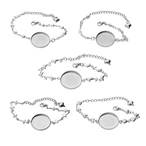 link, chain 5pcs pentacle bracelet base settings cabochons cameo bracelets bezel trays blanks for jewelry diy making finding 20mm, Black
link, chain 5pcs pentacle bracelet base settings cabochons cameo bracelets bezel trays blanks for jewelry diy making finding 20mm, Black