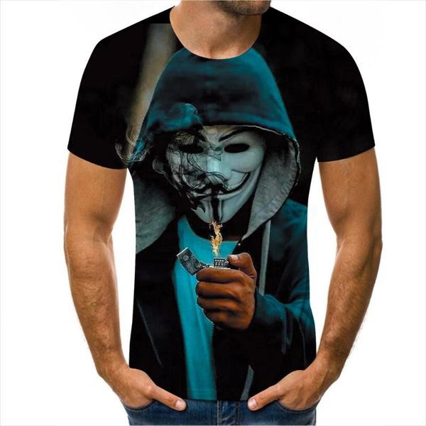 men's t-shirts funny character 3d print t-shirt men 2021 summer o neck short sleeve tees cartoons style male clothes, White;black
men's t-shirts funny character 3d print t-shirt men 2021 summer o neck short sleeve tees cartoons style male clothes, White;black