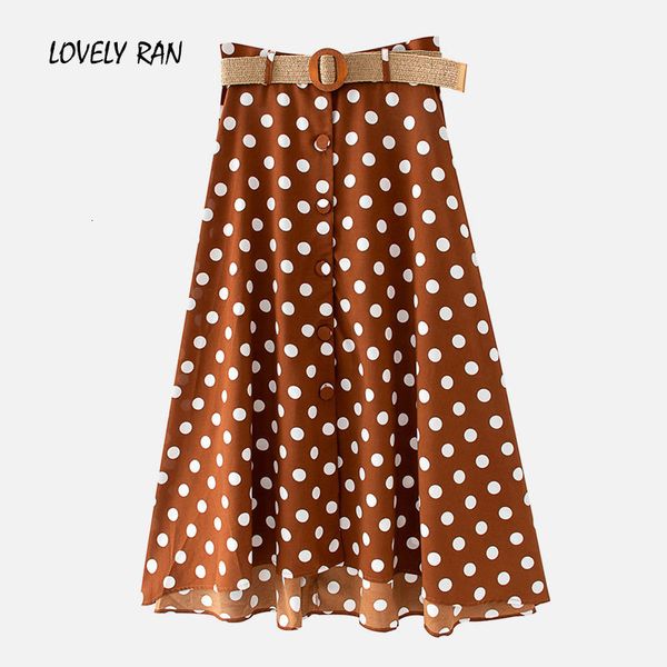 skirts boho polka dot print women midi vintage sash buttons female a-line skirt summer fashion elegant ladies bottoms 253i, Black
skirts boho polka dot print women midi vintage sash buttons female a-line skirt summer fashion elegant ladies bottoms 253i, Black