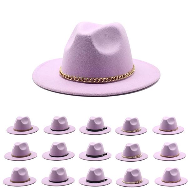 wide brim hats women simple taro purple summer fedora jazz hat with thin belt buckle men trilby cap flat panama wool wholesale, Blue;gray
wide brim hats women simple taro purple summer fedora jazz hat with thin belt buckle men trilby cap flat panama wool wholesale, Blue;gray