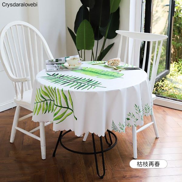 table cloth green leaf printed round waterproof tablecloth home dining cover for kithchen room oilproof washable
table cloth green leaf printed round waterproof tablecloth home dining cover for kithchen room oilproof washable