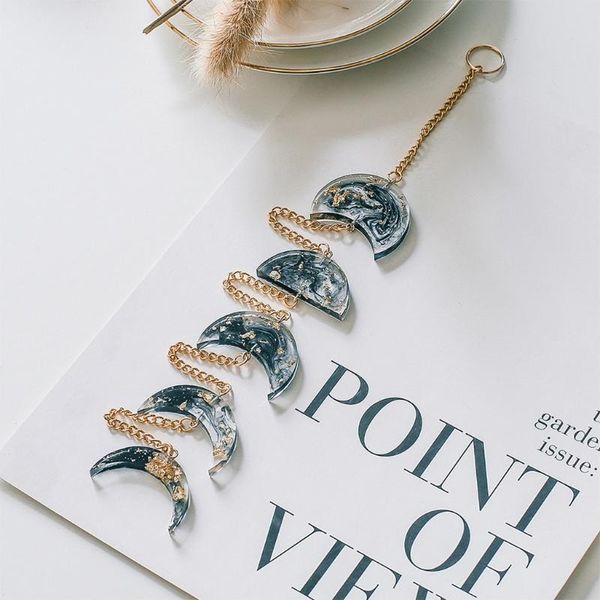 decorative objects & figurines epoxy resin moon phases hanging pendant ornament with metal chain chic bohemian crescent sequins wall decorat
decorative objects & figurines epoxy resin moon phases hanging pendant ornament with metal chain chic bohemian crescent sequins wall decorat