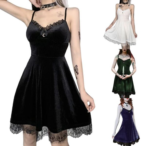 casual dresses women’s suspender a-line dress fashion solid color v-neck lace trim short 2021, Black;gray
casual dresses women’s suspender a-line dress fashion solid color v-neck lace trim short 2021, Black;gray