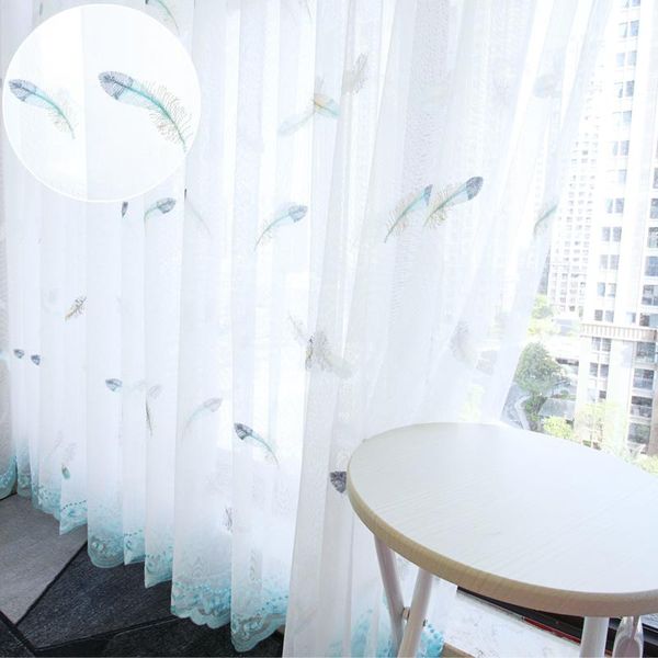 curtain & drapes curtains elegant feature embroidered tulle pastoral voile sheer for bedroom living room windows
curtain & drapes curtains elegant feature embroidered tulle pastoral voile sheer for bedroom living room windows