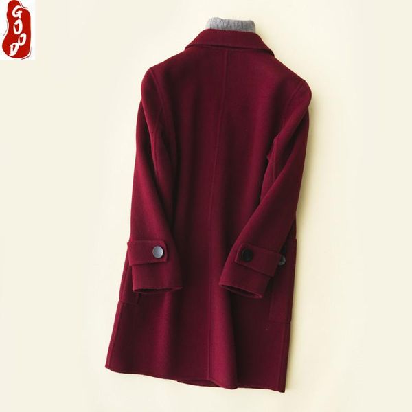 wool coat women 2021 winter long jacket elegant woolen jackets autumn ladies coats korean clothes casaco feminino lpl761 women's & blen, Black
wool coat women 2021 winter long jacket elegant woolen jackets autumn ladies coats korean clothes casaco feminino lpl761 women's & blen, Black