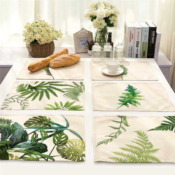 mats & pads plant green leaves placemats for table dining decor tablecloth cloth
mats & pads plant green leaves placemats for table dining decor tablecloth cloth