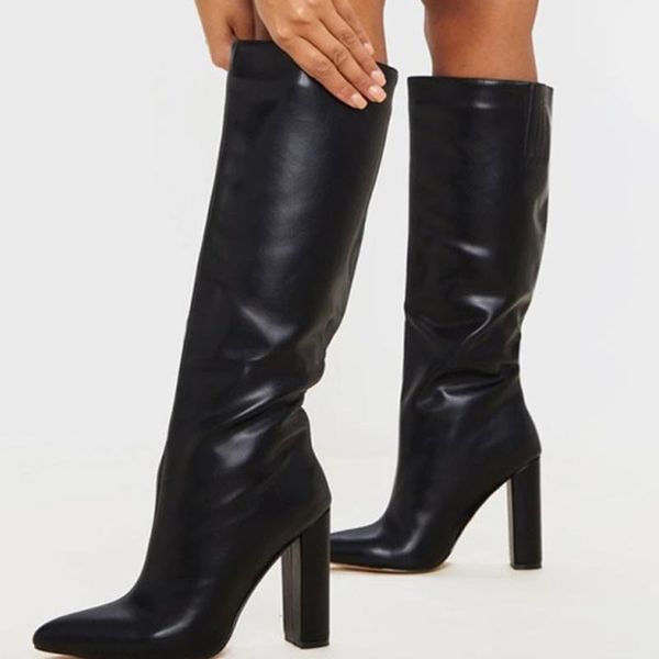 boots selling leather women knee high round toe chunky heel long square heels fall winter dress shoes plus size 10, Black
boots selling leather women knee high round toe chunky heel long square heels fall winter dress shoes plus size 10, Black